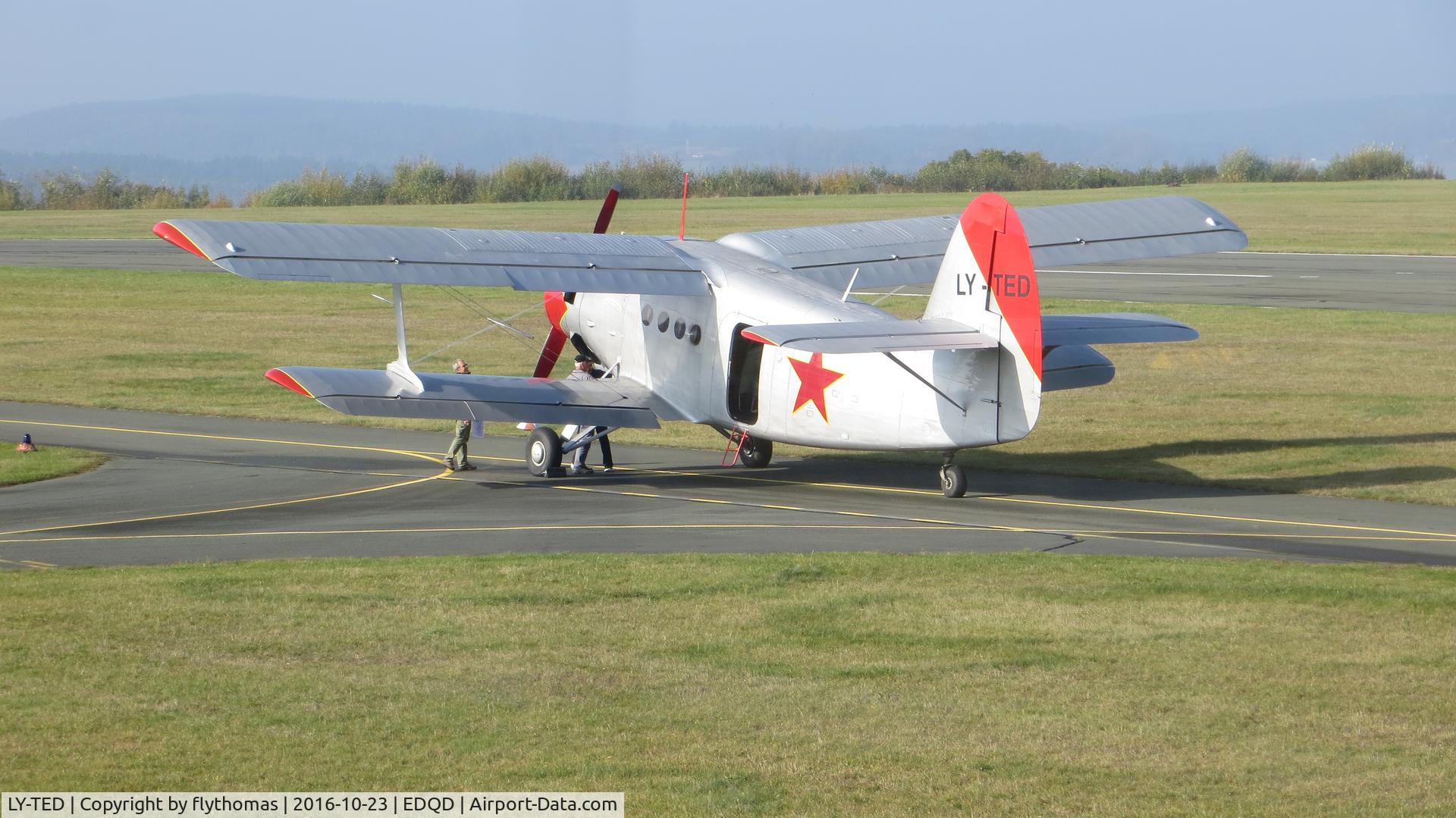 LY-TED, Antonov An-2 C/N 1G235-51, An-2 Starflight Bayreuth Airport, Bindlacher Berg