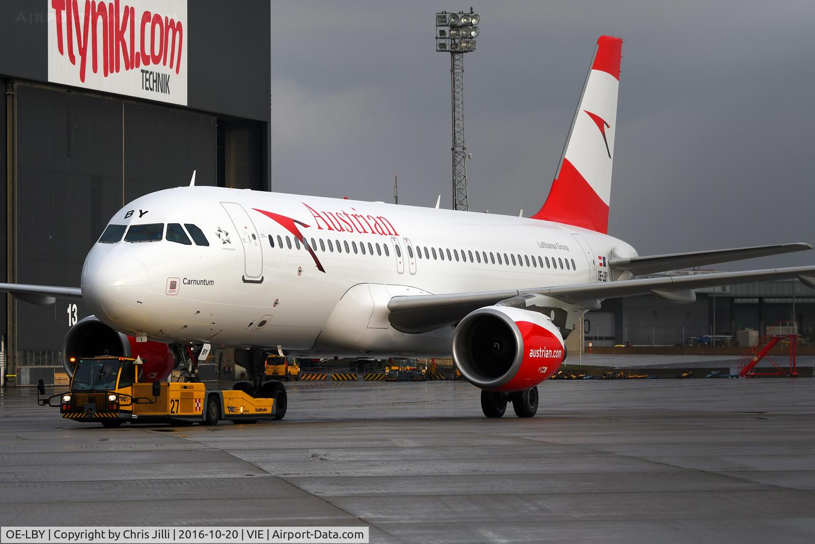 OE-LBY, 2012 Airbus A320-214 C/N 5122, Austrian Airlines