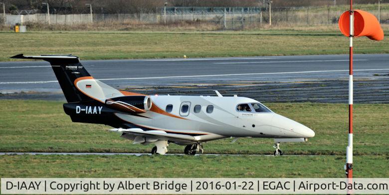 D-IAAY, 2011 Embraer EMB-500 Phenom 100 C/N 50000243, Embraer Phenom 100 arriving.