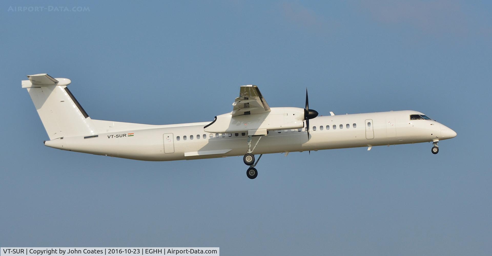VT-SUR, 2010 Bombardier DHC-8-402 Dash 8 C/N 4342, ex N342NG on delivery in rather disappointing colours !
