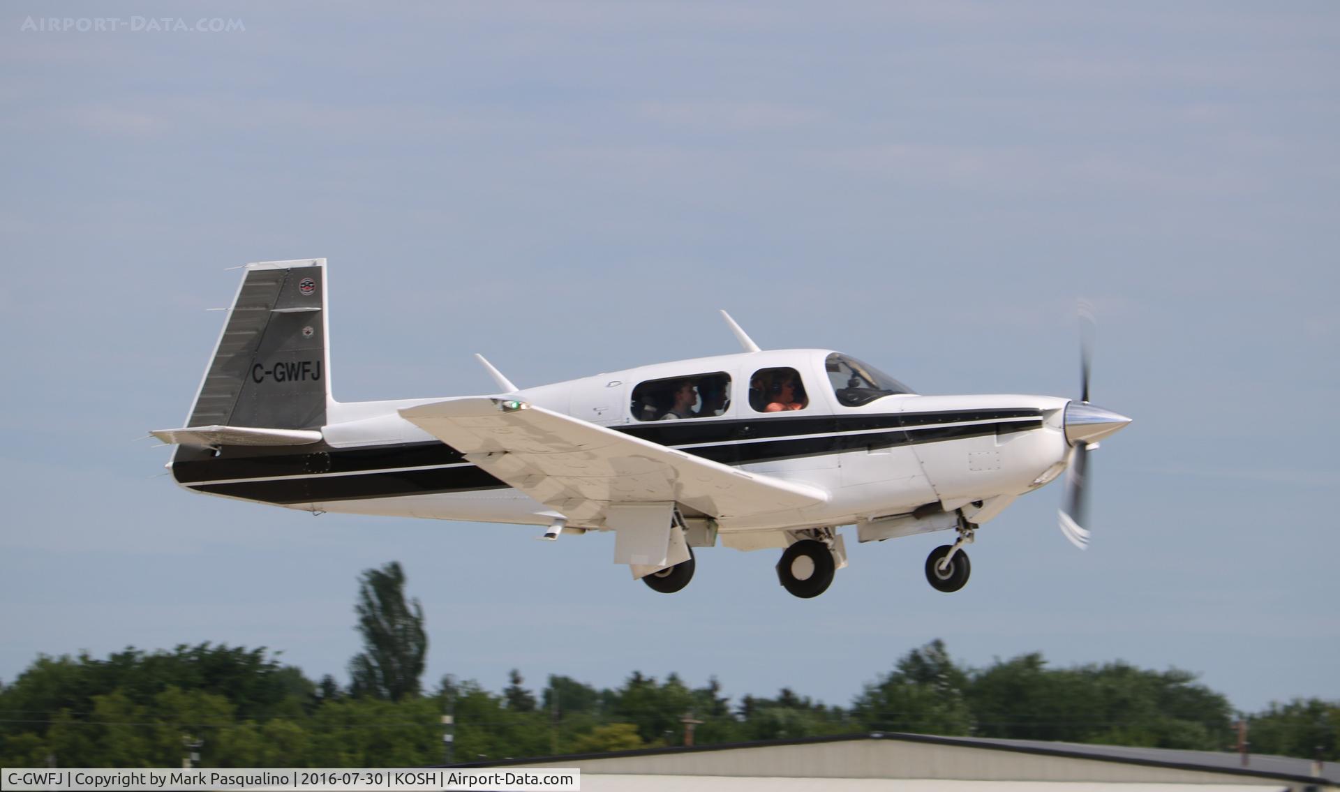 C-GWFJ, 1986 Mooney M20K C/N 25 1073, Mooney M20K