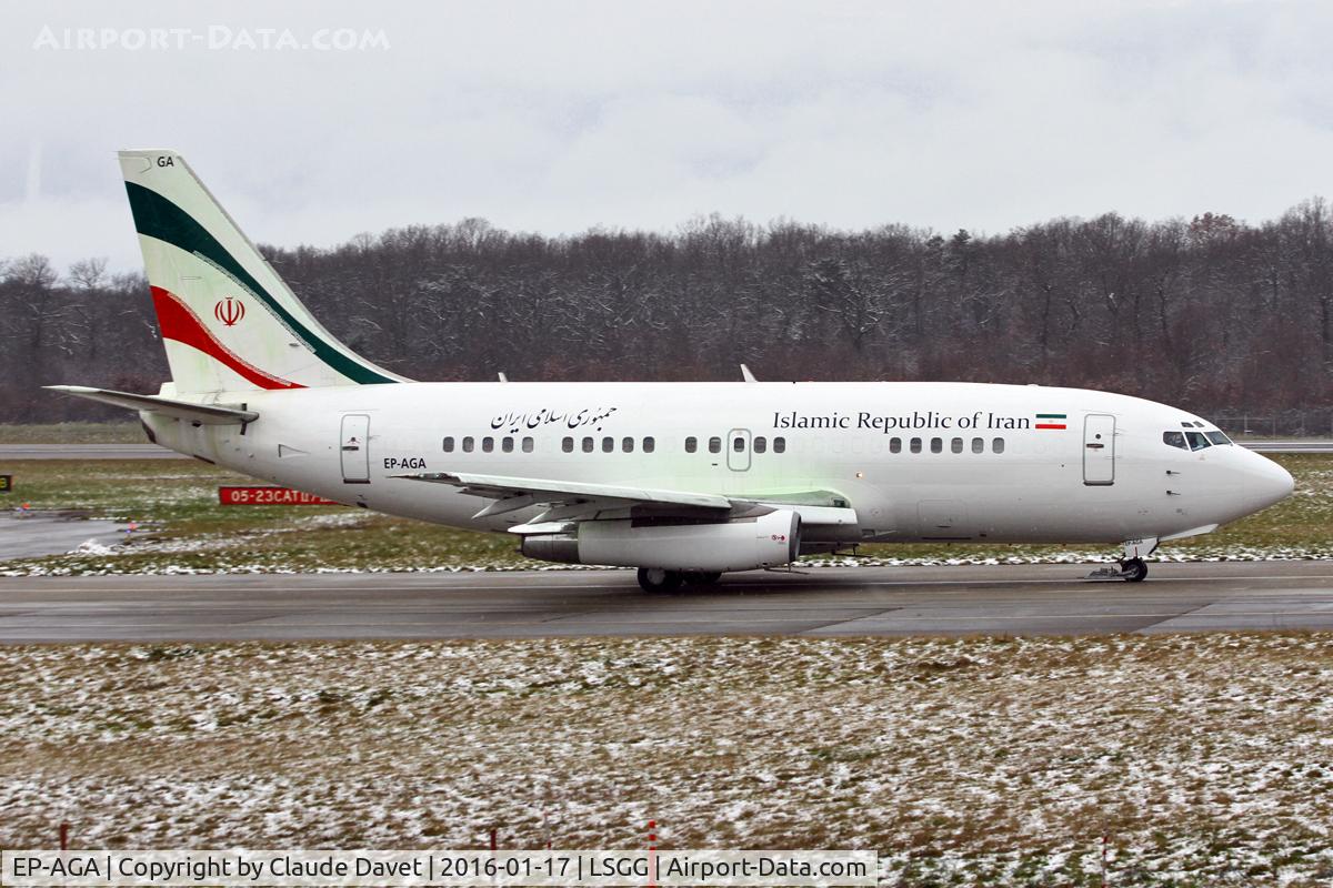 EP-AGA, 1977 Boeing 737-286 C/N 21317, EP-AGA