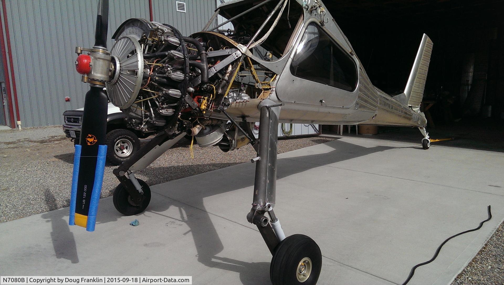 N7080B, PZL-Okecie PZL-104 Wilga 80 C/N CF21920934, Restoration of N7080B is coming along nicely..