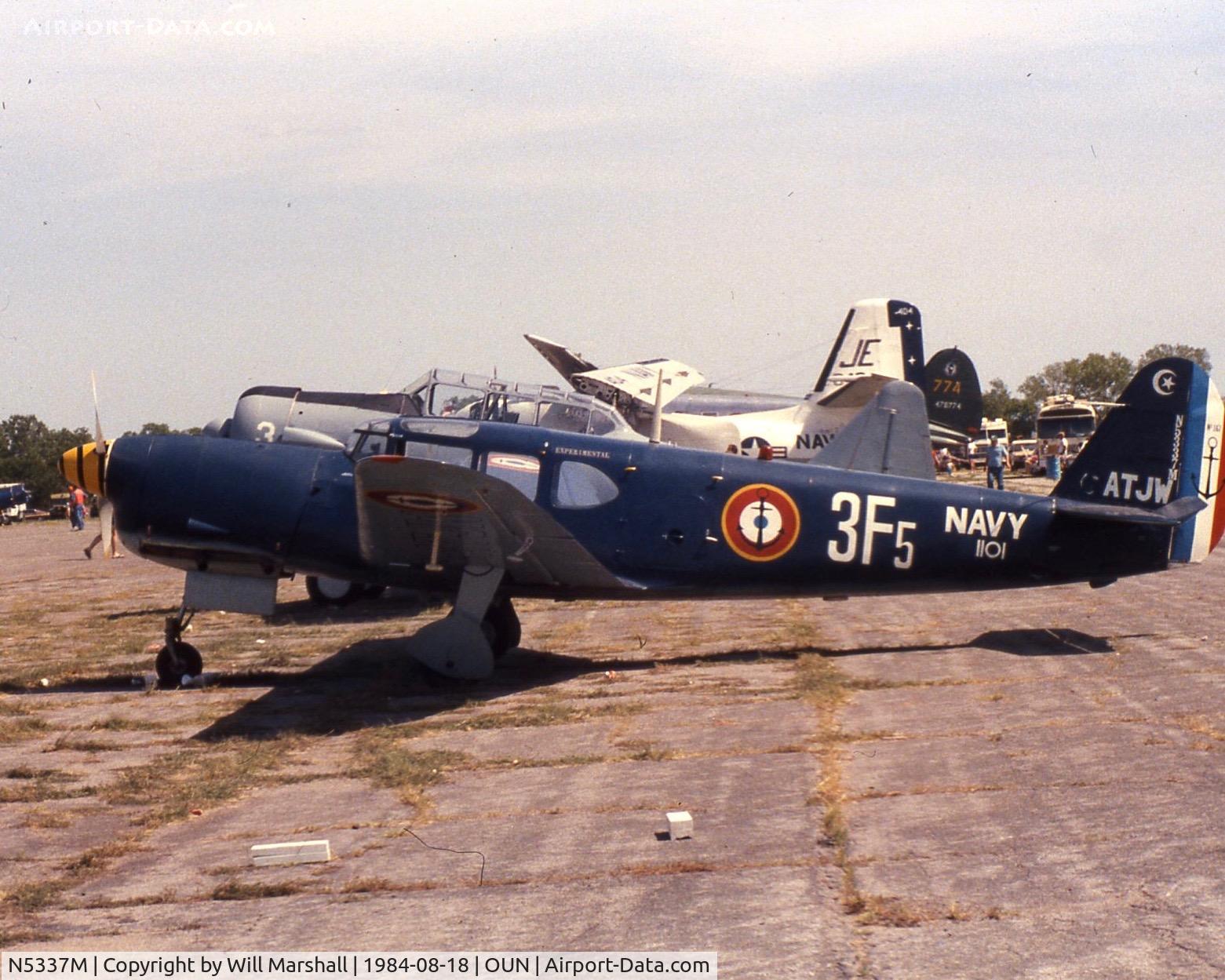 N5337M, 1946 Nord 1101 Noralpha C/N 167, Airshow 