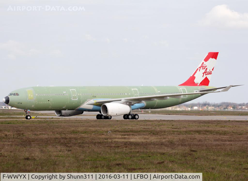 F-WWYX, 2016 Airbus A330-343 C/N 1712, C/n 1712 - For AirAsia X but ntu