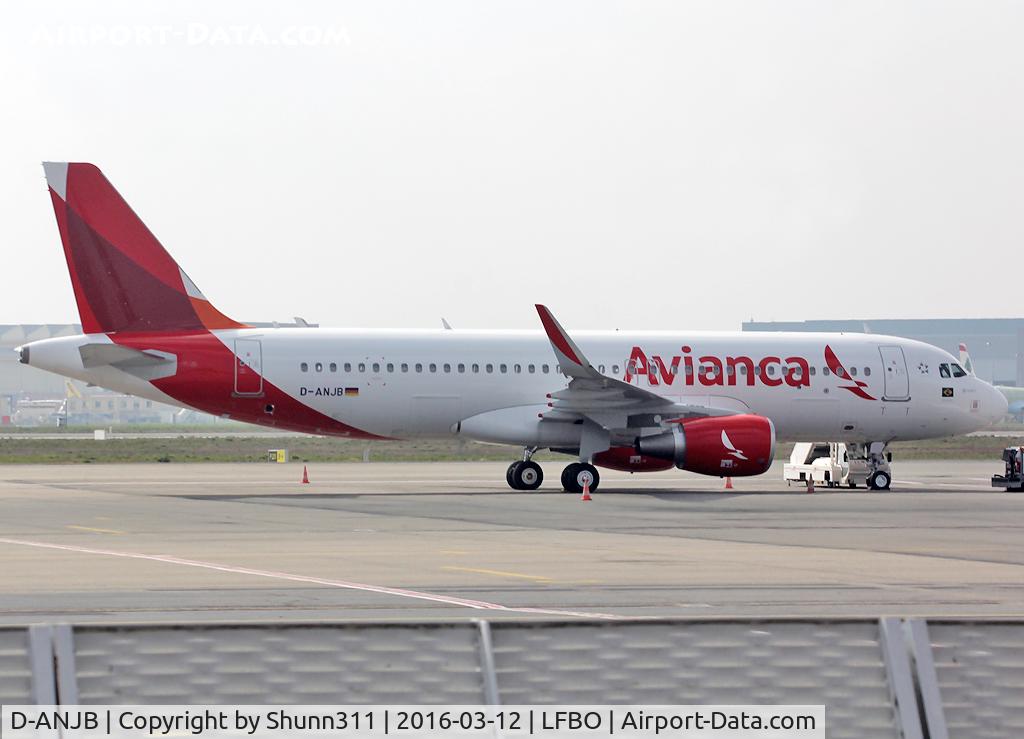 D-ANJB, 2015 Airbus A320-214 C/N 6896, Ready for ferry flight to another customer... For Air Arabia Maroc... Avianca Brasil ntu.