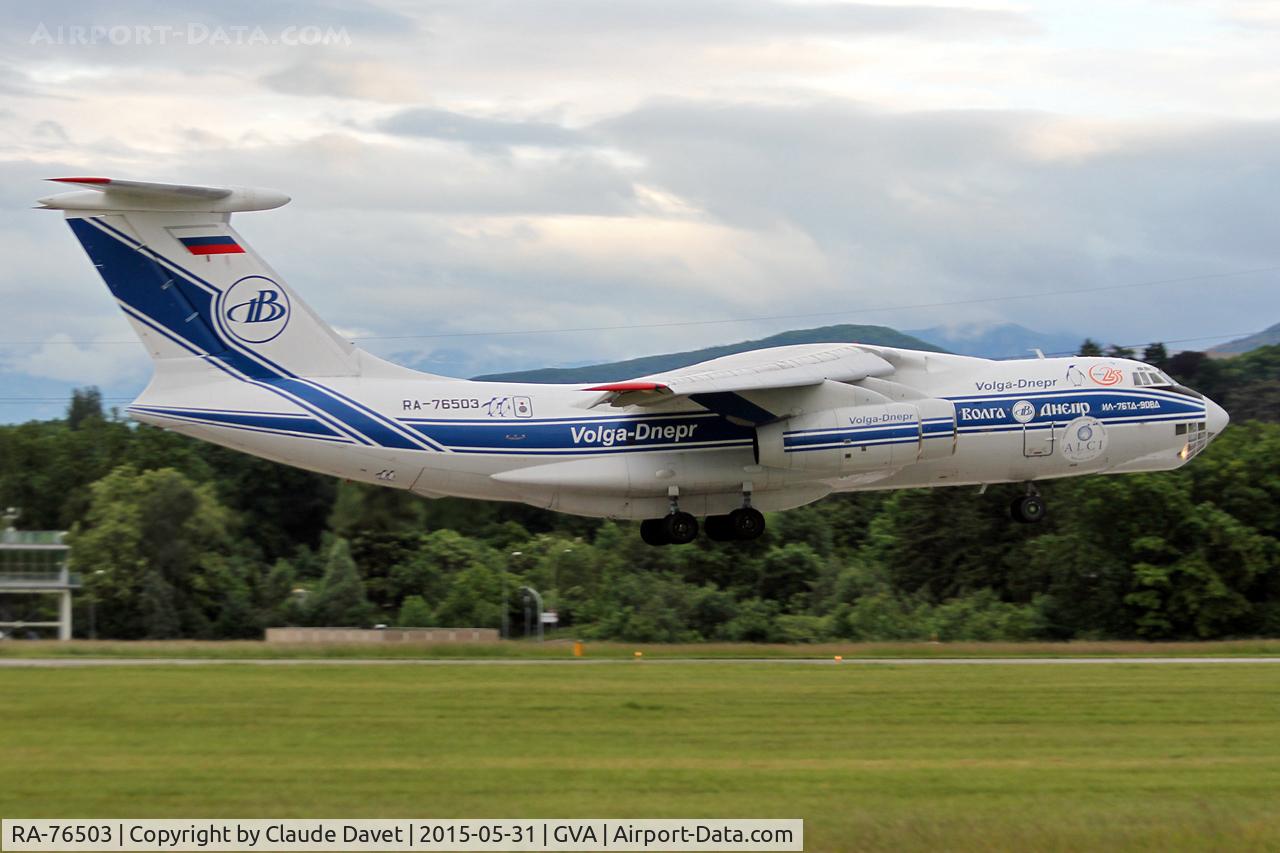 RA-76503, 2011 Ilyushin IL-76TD-90VD C/N 2093422748, RA-76503, First time visitor at GVA. Lots of penguin stickers applied to the fuselage commemorating the transportation of 190 tonnes of cargo The project was ran by the Antarctic Logistics Centre International (ALCI).Flight VI 6819 from GRU via SID.