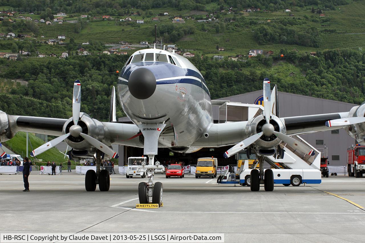 HB-RSC, 1955 Lockheed C-121C Super Constellation (L-1049F) C/N 1049F-4175, HB-RSC