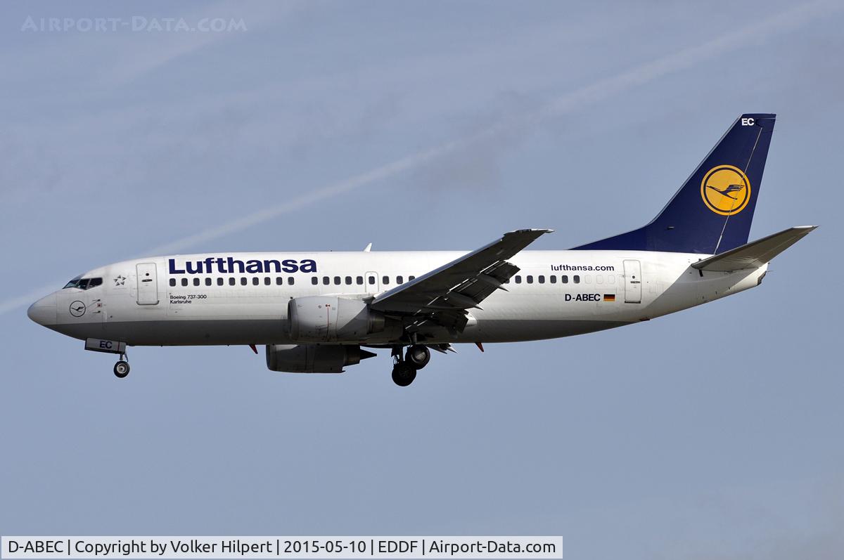 D-ABEC, 1991 Boeing 737-330 C/N 25149, at fra
