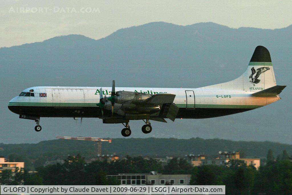 G-LOFD, 1961 Lockheed L-188C(F) Electra C/N 1143, G-LOFD, ATLANTIC AIRLINES