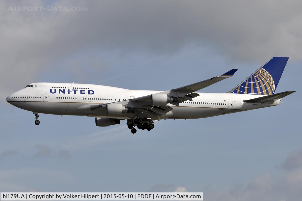 N179UA, 1991 Boeing 747-422 C/N 25158, at fra