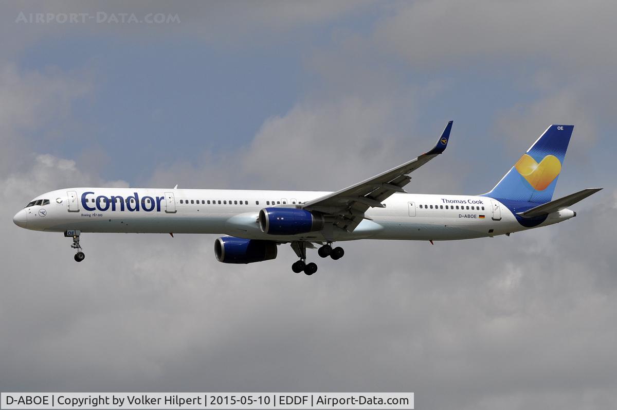 D-ABOE, 1999 Boeing 757-330 C/N 29012, at fra