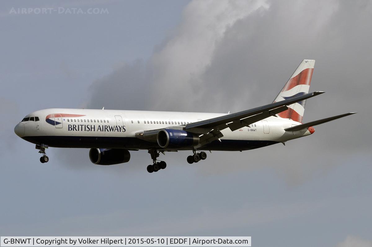 G-BNWT, 1992 Boeing 767-336 C/N 25828, at fra