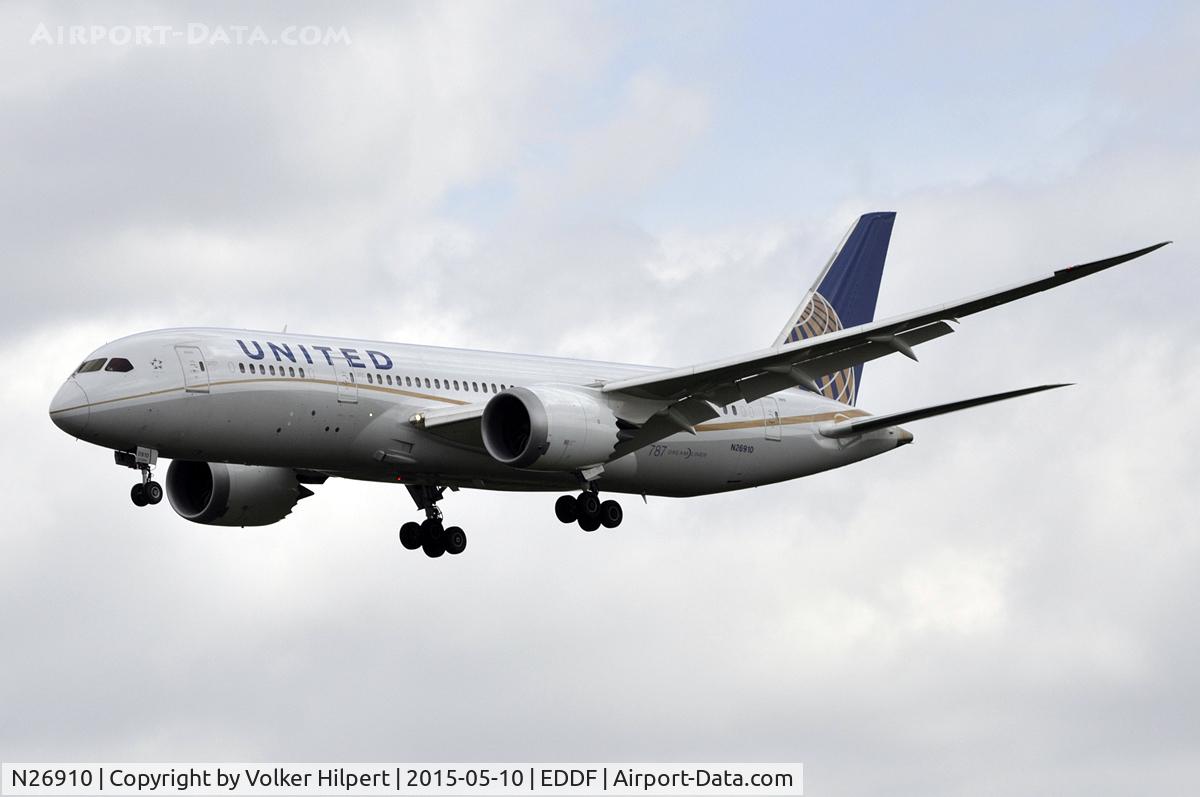 N26910, 2014 Boeing 787-8 Dreamliner C/N 34826, at fra
