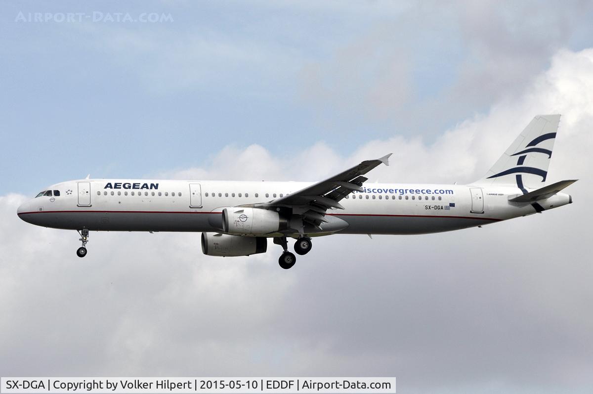 SX-DGA, 2009 Airbus A321-231 C/N 3878, at fra
