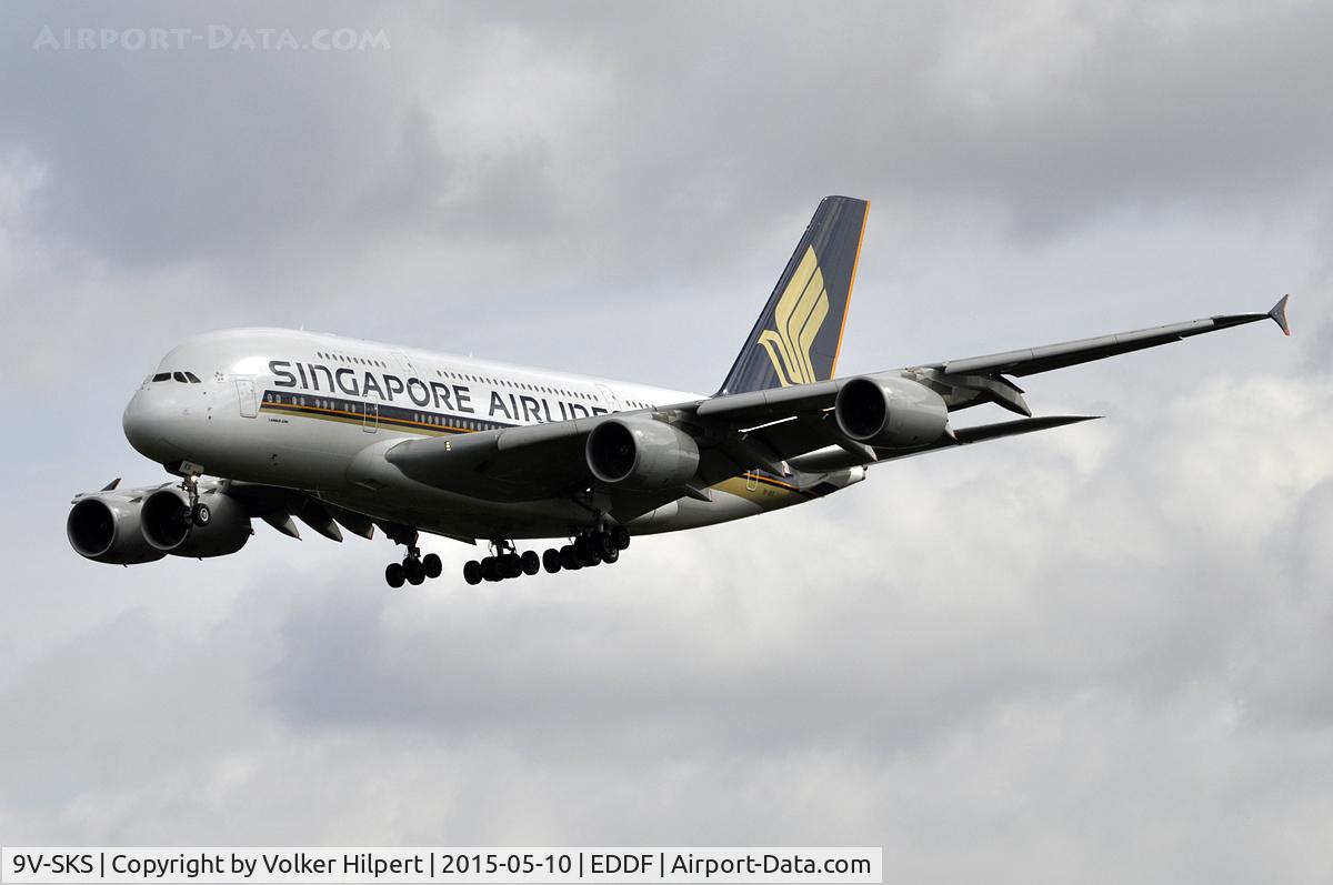 9V-SKS, 2012 Airbus A380-841 C/N 085, at fra