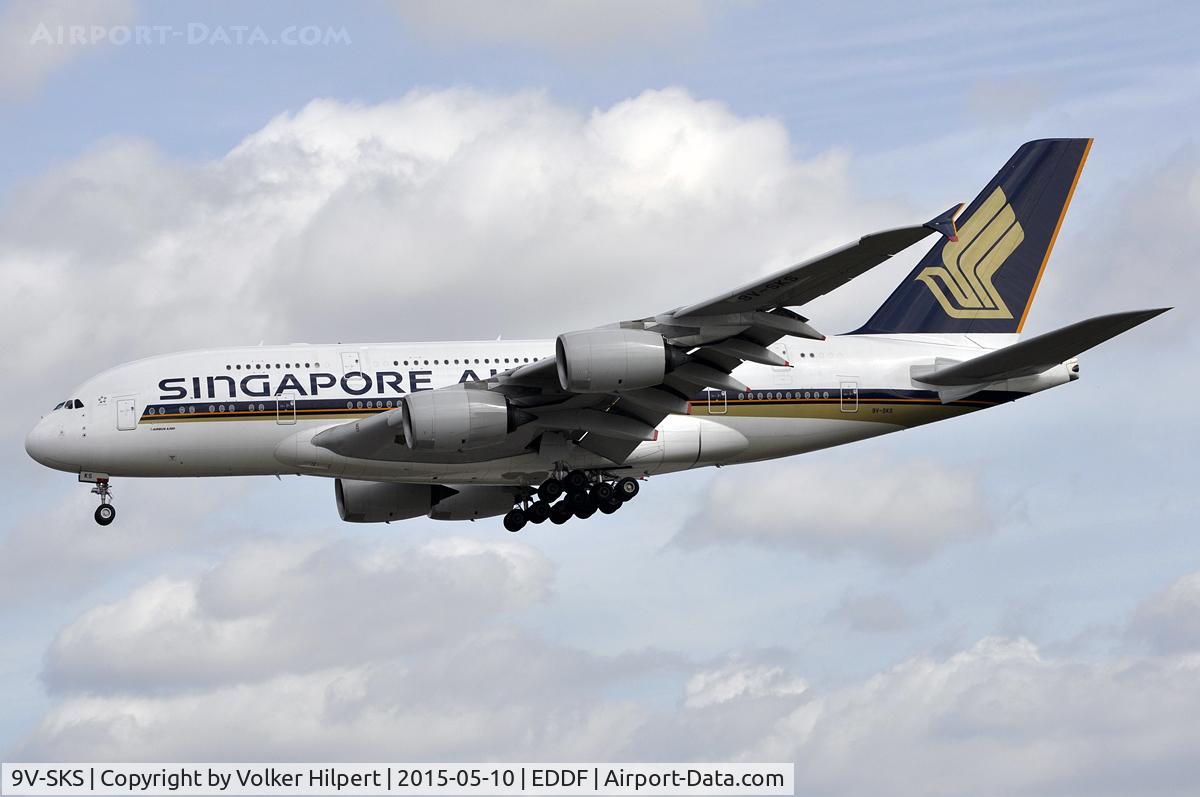 9V-SKS, 2012 Airbus A380-841 C/N 085, at fra