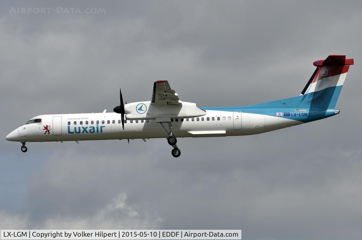 LX-LGM, 2012 De Havilland Canada DHC-8-402Q Dash 8 C/N 4425, at fra