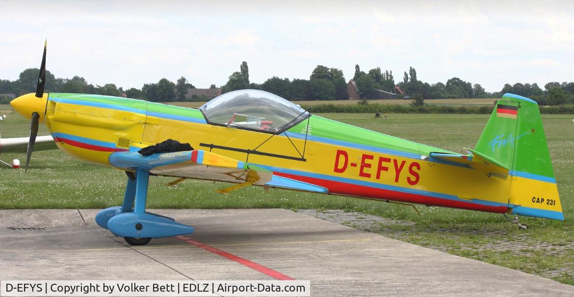 D-EFYS, Mudry CAP-231 C/N 16, CAP231 D-EFYS ex. F-GGYS in Soest