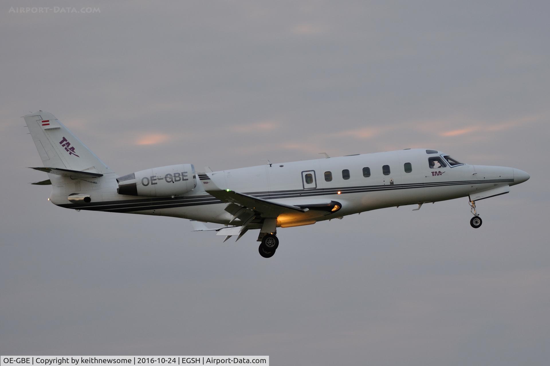 OE-GBE, 1998 Israel Aircraft Industries 1125A Astra SPX C/N 107, Nice Return Visitor.
