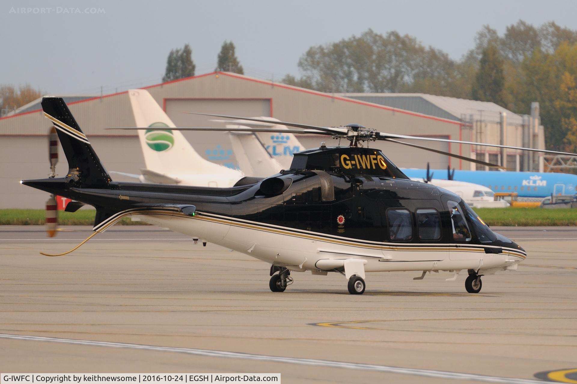 G-IWFC, 2015 AgustaWestland AW-109SP GrandNew C/N 22331, Evening Arrival.