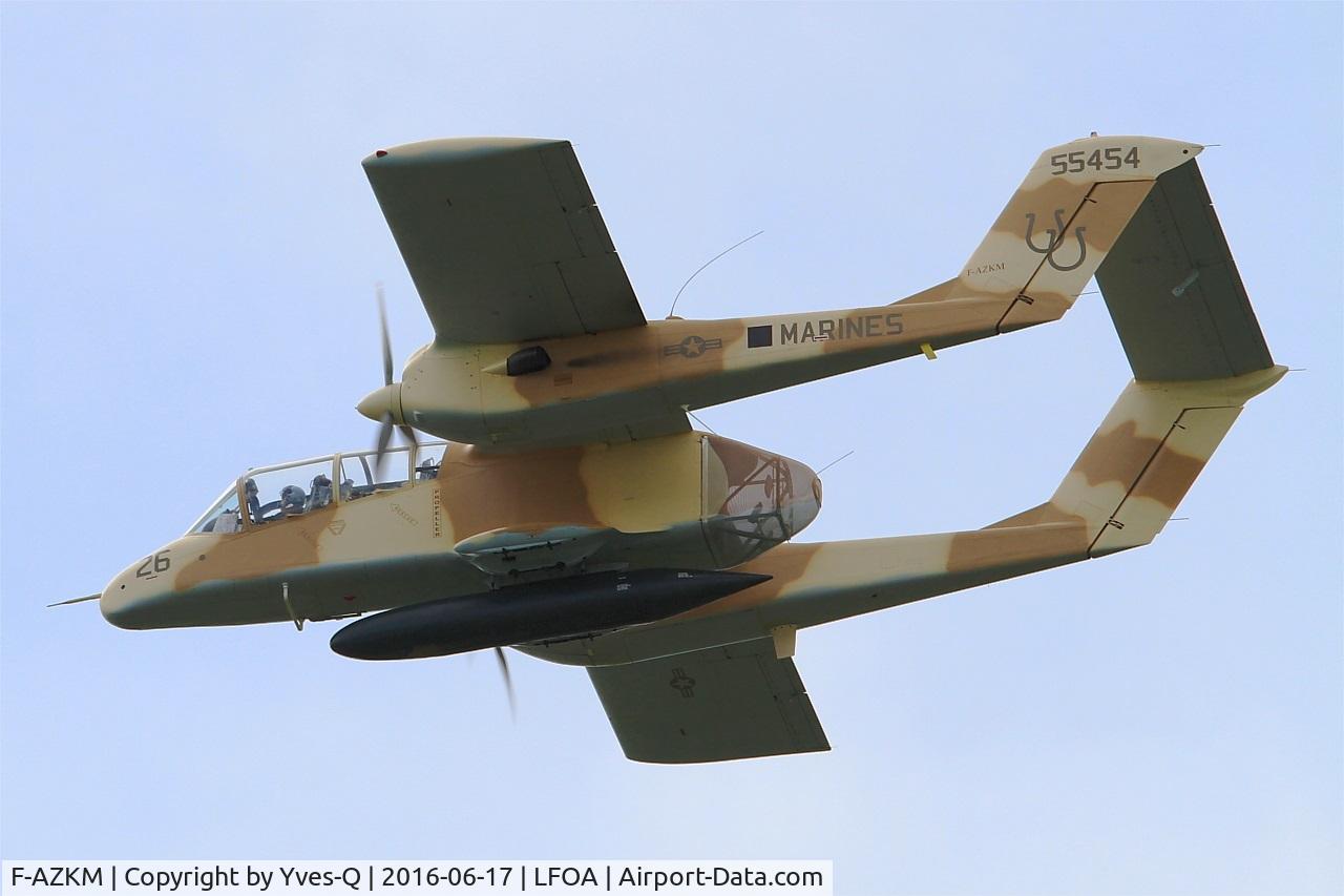 F-AZKM, 1971 North American OV-10B Bronco C/N 338-9 (305-65), North American OV-10B Bronco, On display, Avord Air Base 702 (LFOA) Open day 2016