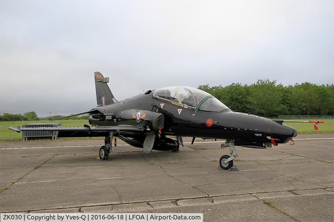 ZK030, 2010 British Aerospace Hawk T2 C/N RT021/1259, Royal Air Force British Aerospace Hawk T.2, Static display, Avord Air Base 702 (LFOA) Open day 2016
