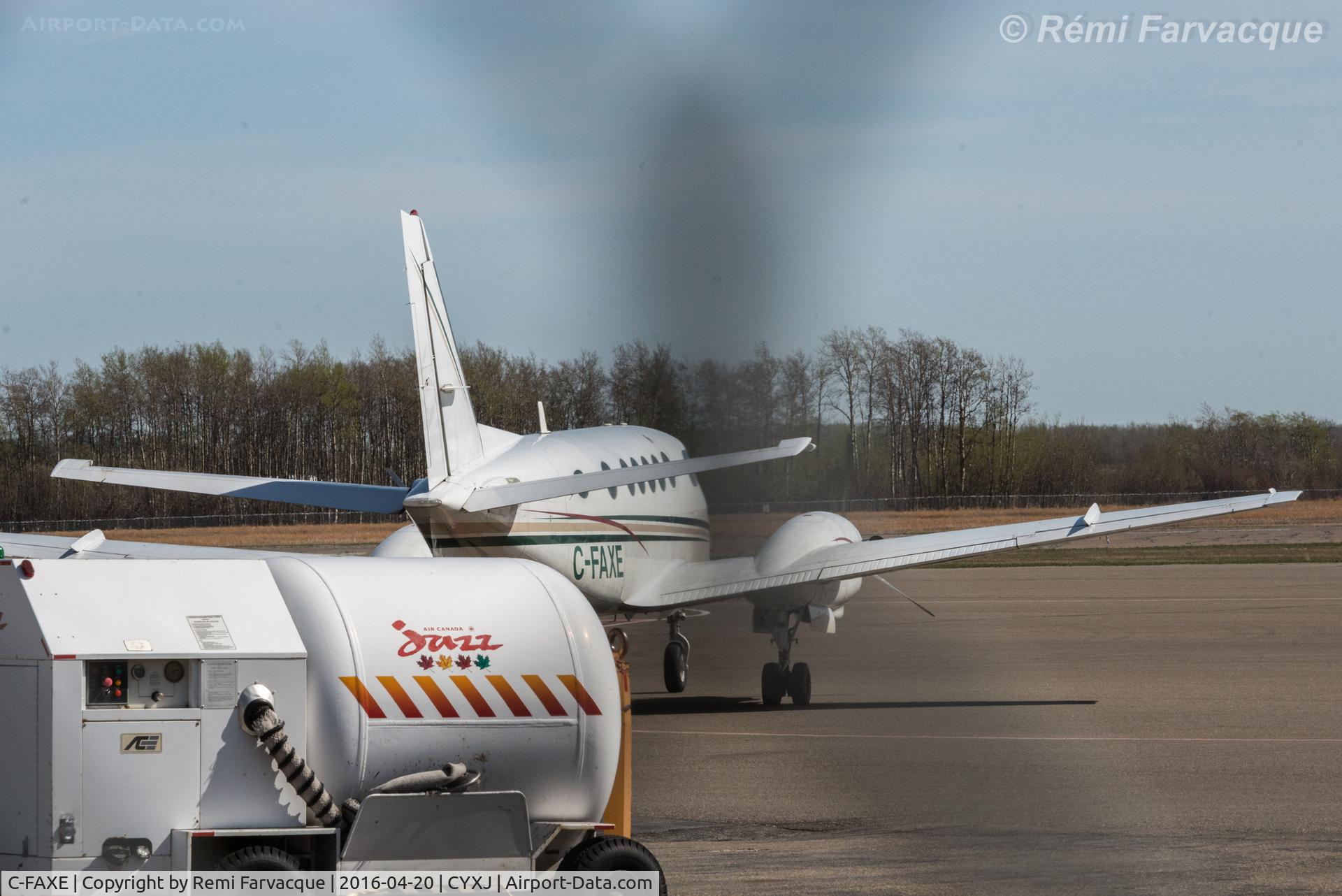 C-FAXE, 1970 Beech 100 King Air C/N B-41, Parked to southeast of main terminal building.