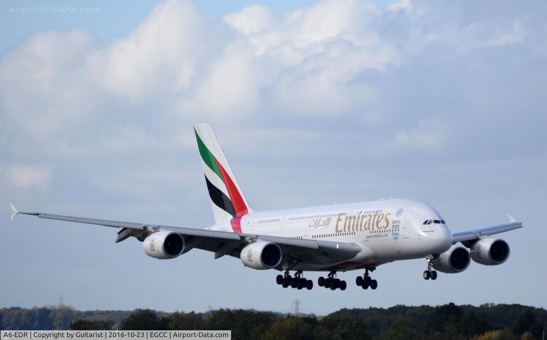 A6-EDR, 2011 Airbus A380-861 C/N 083, At Manchester