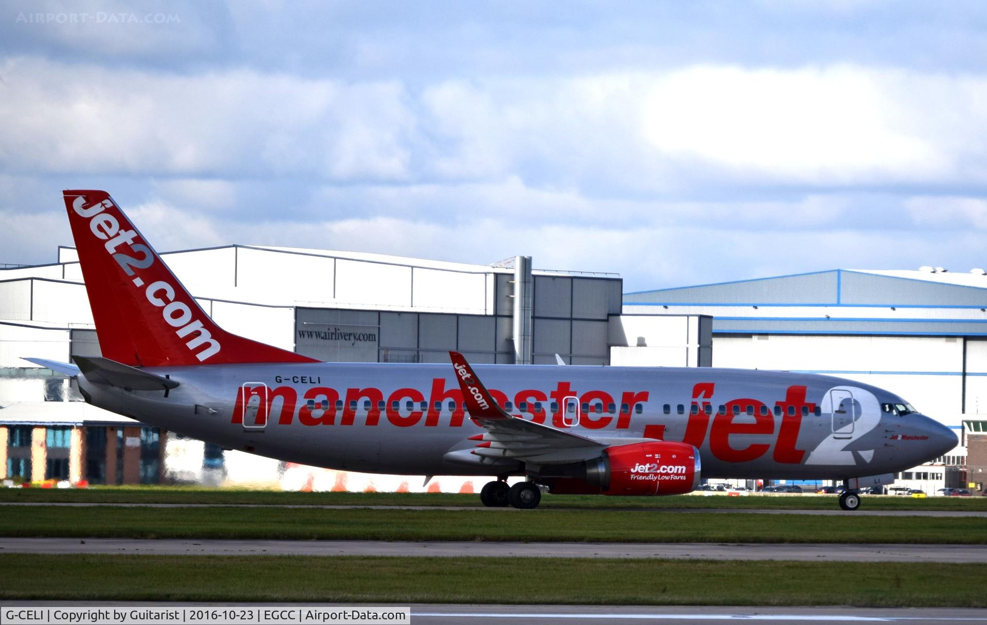 G-CELI, 1986 Boeing 737-330 C/N 23526, At Manchester