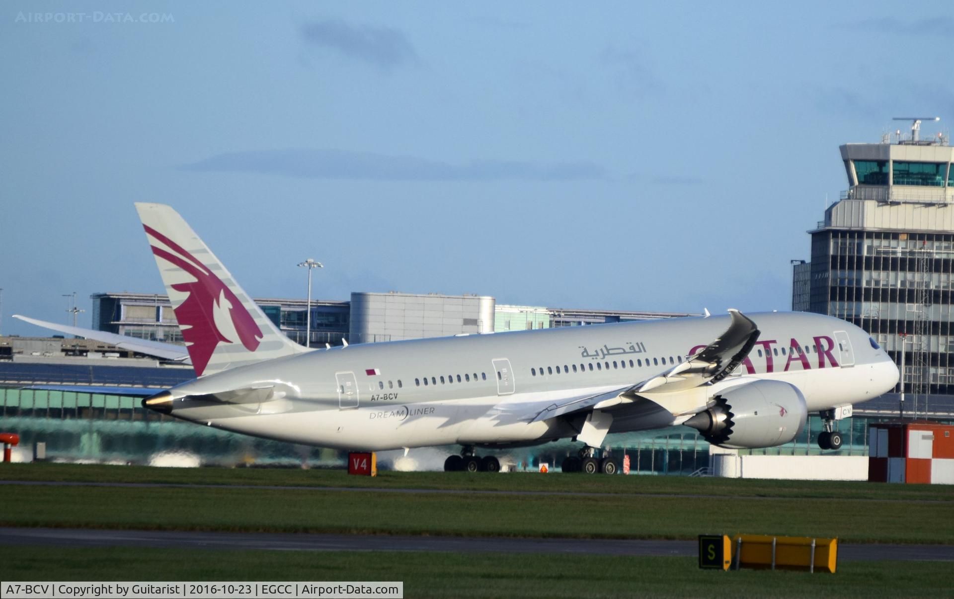 A7-BCV, 2015 Boeing 787-8 Dreamliner Dreamliner C/N 38340, At Manchester