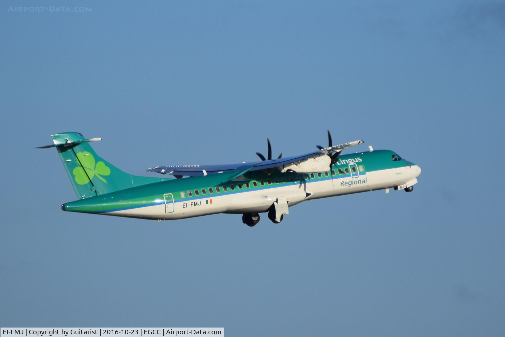 EI-FMJ, 2015 ATR 72-600 C/N 1295, At Manchester