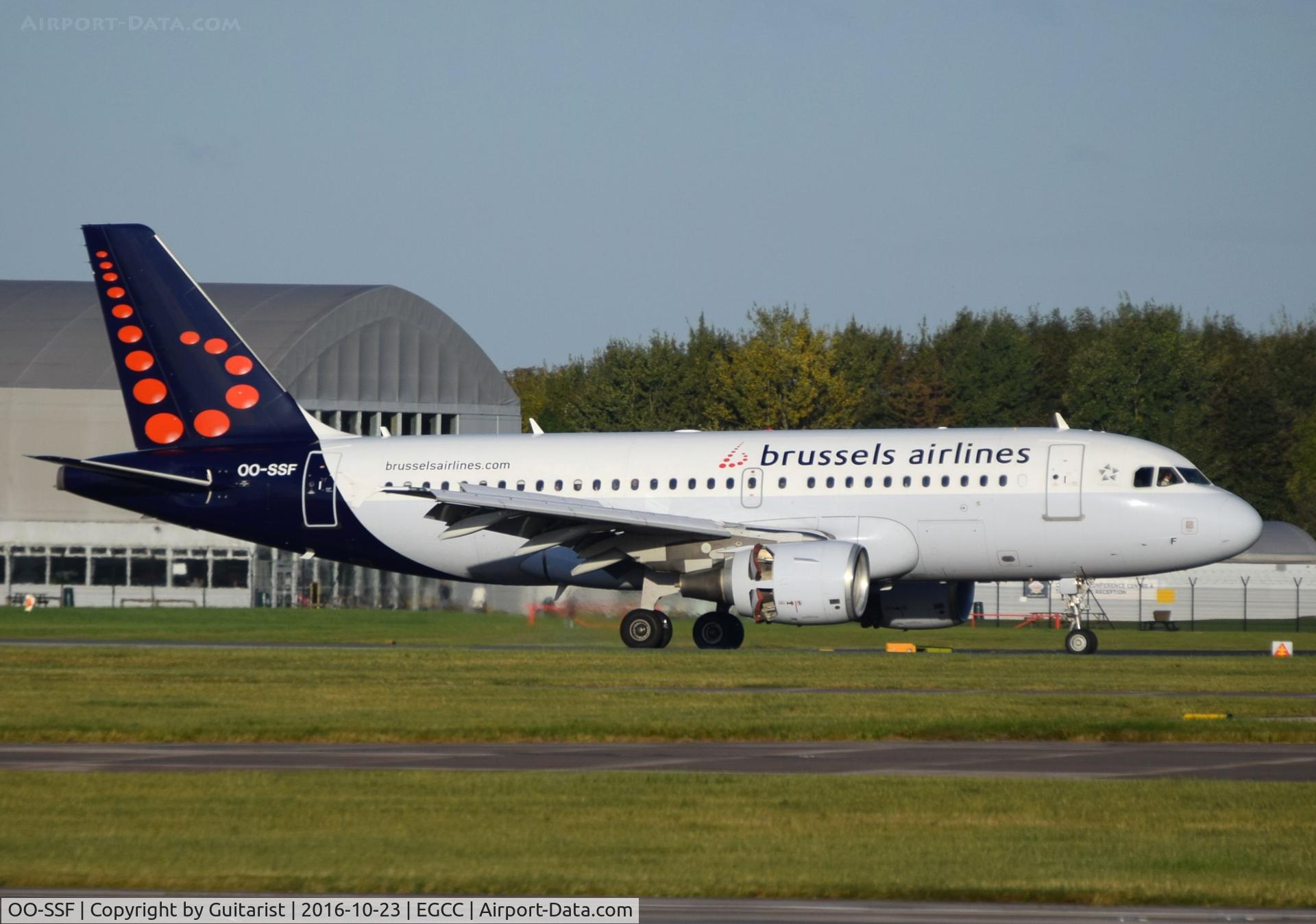 OO-SSF, 2006 Airbus A319-111 C/N 2763, At Manchester