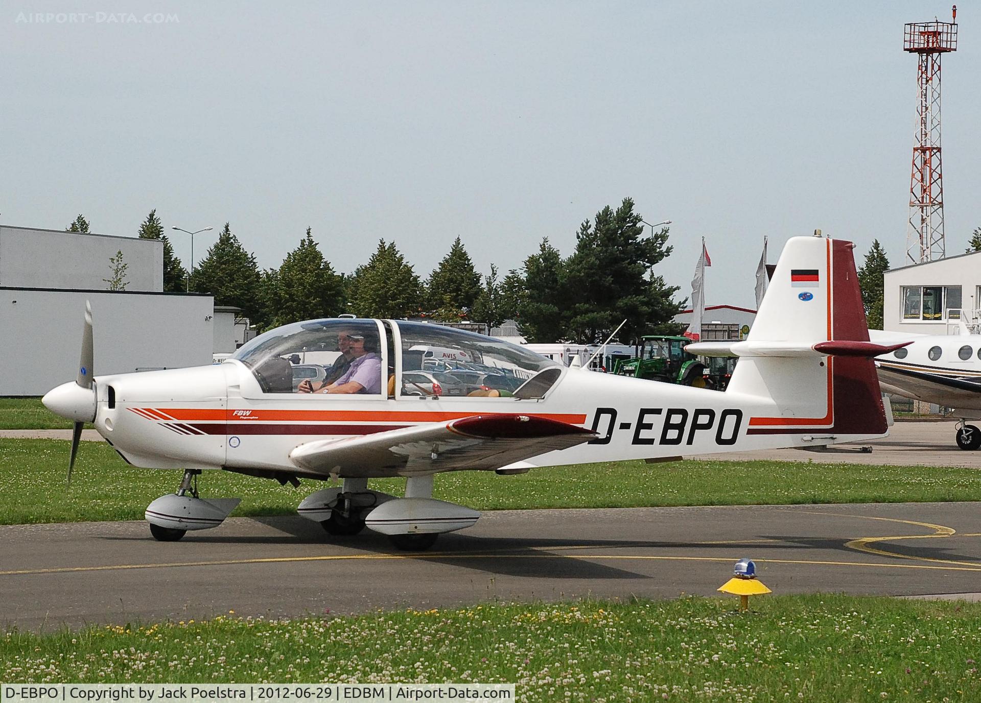 D-EBPO, 1979 Sportavia-Putzer RS-180 Sportsman C/N 6013, D-EBPO at Magdenburg airport