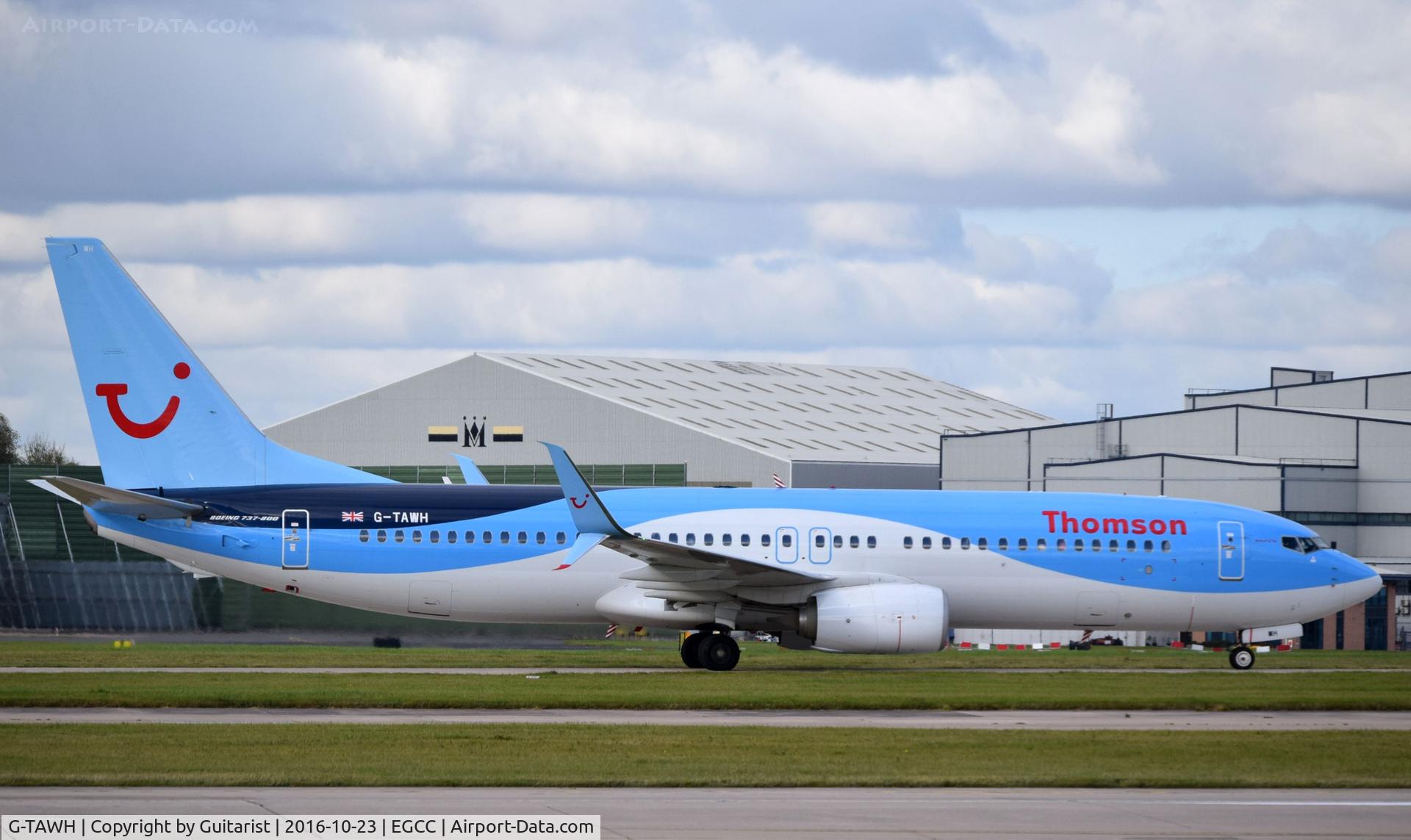 G-TAWH, 2012 Boeing 737-8K5 C/N 38107, At Manchester