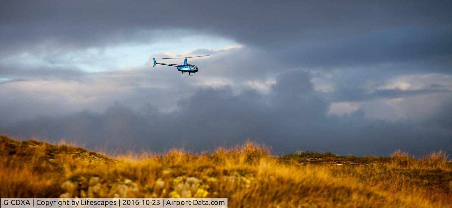 G-CDXA, 2006 Robinson R44 Raven I C/N 1584, Over Hadrians Wall