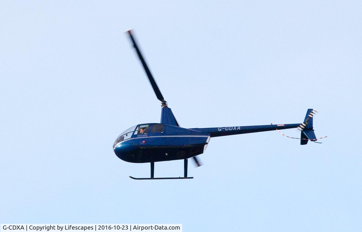 G-CDXA, 2006 Robinson R44 Raven I C/N 1584, Over Hadrian's wall
