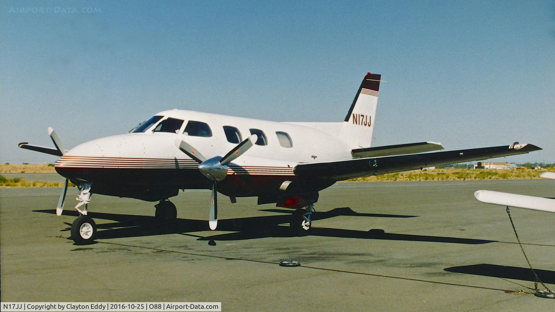 N17JJ, 1969 Swearingen SA-26AT Merlin IIB C/N T26-166, N17JJ at the old Rio Vista Airport in California.
