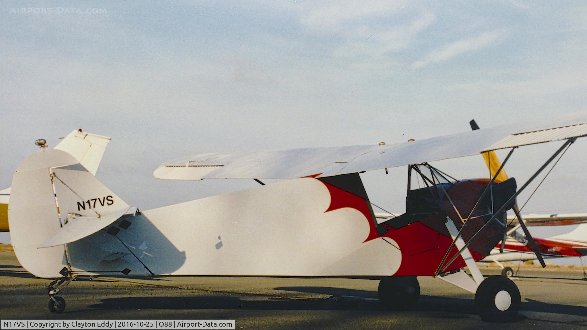 N17VS, 1975 Stewart Aircraft Headwind 17 C/N 2098V1A, N17VS at the old Rio Vista Airport in California.