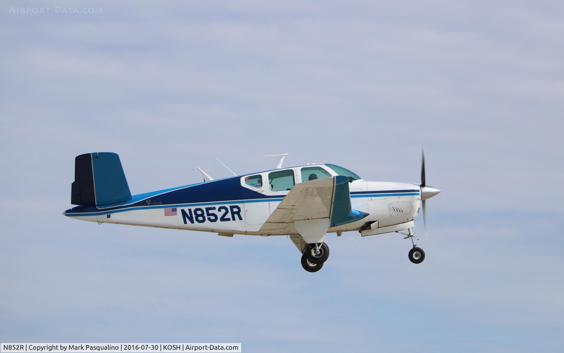N852R, 1959 Beech M35 Bonanza C/N D-6183, Beech M35