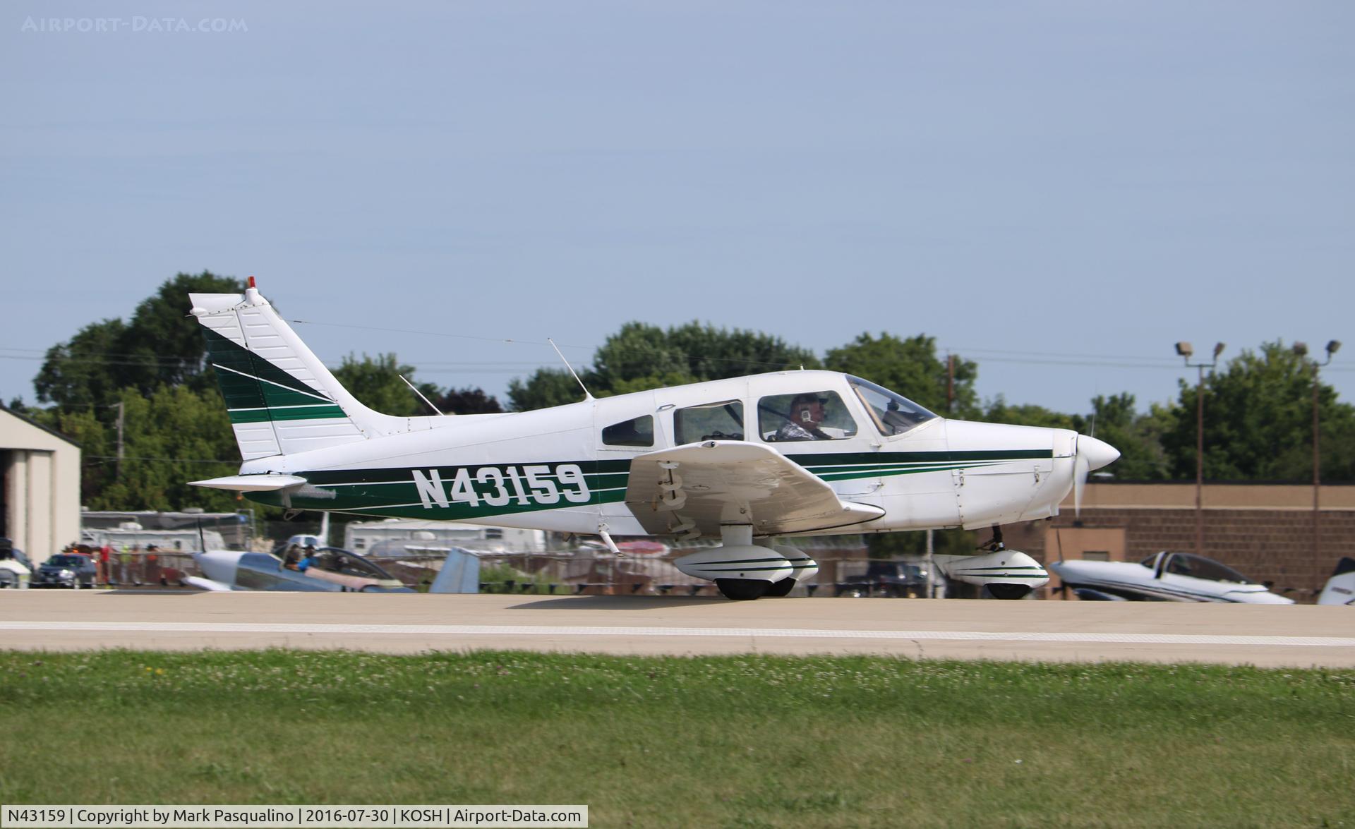 N43159, 1974 Piper PA-28-151 Cherokee Warrior C/N 28-7415436, Piper PA-28-151