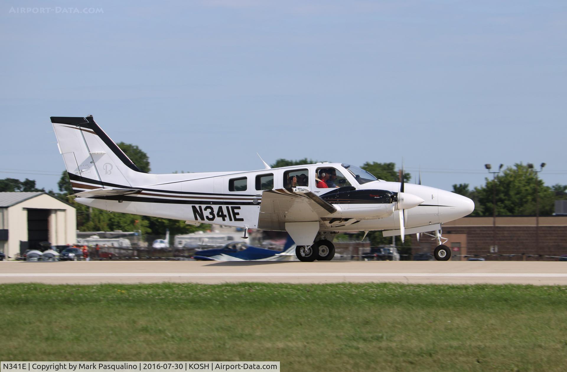 N341E, Raytheon Aircraft Company G58 Baron C/N TH2141, Raytheon G58