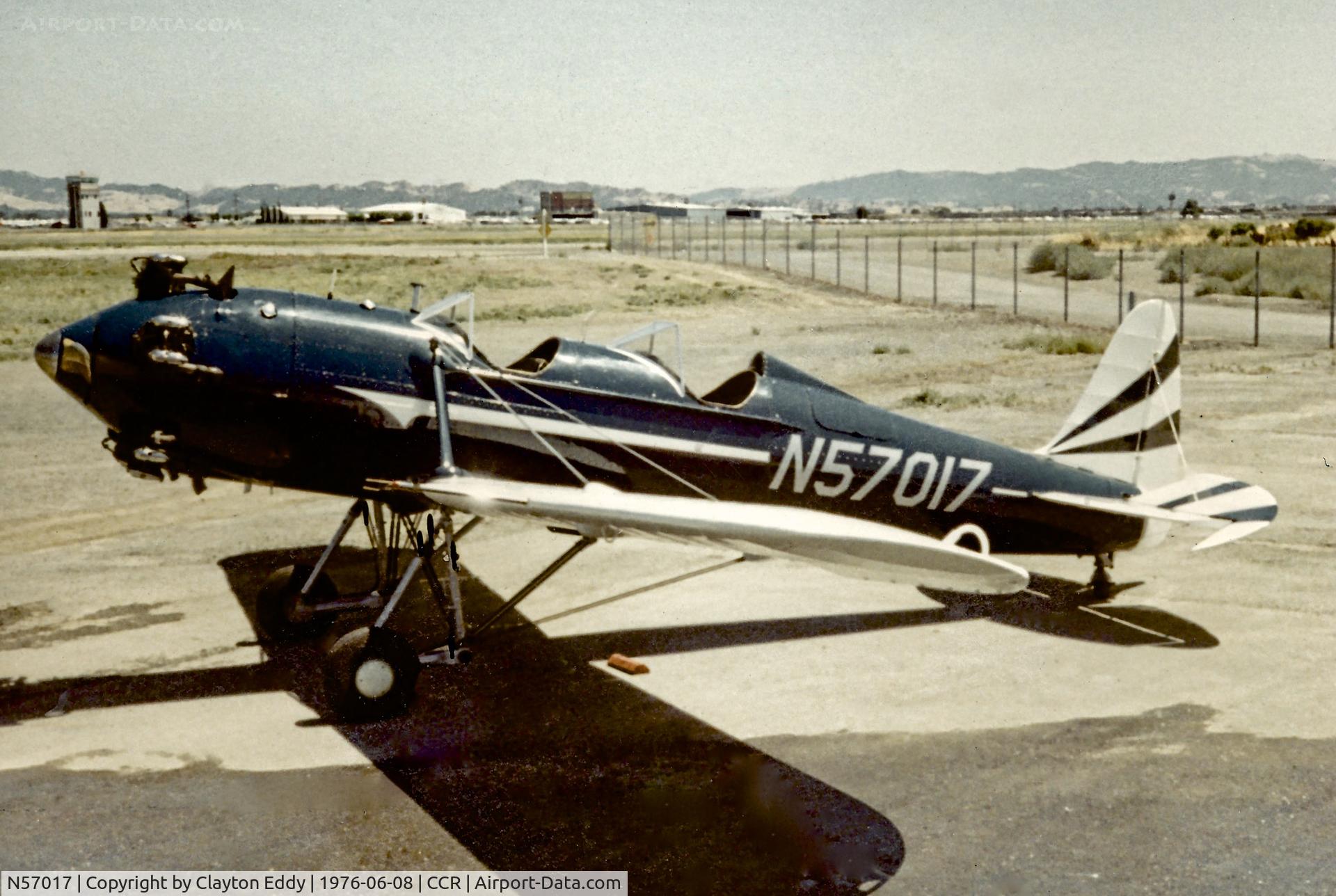 N57017, 1942 Ryan Aeronautical ST3KR C/N 2106, Concord Airport California. 1976.