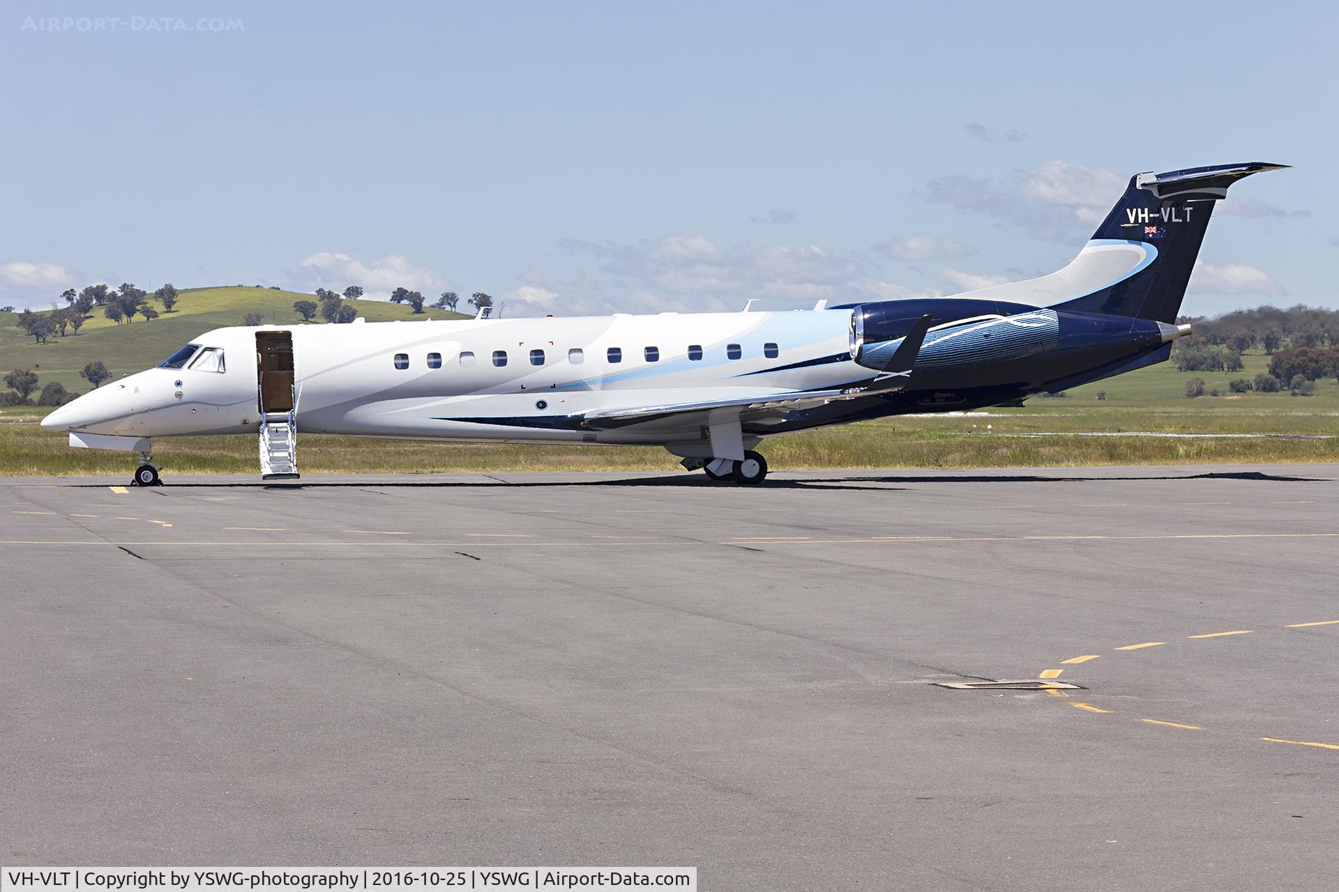 VH-VLT, 2010 Embraer EMB-135BJ Legacy C/N 14501107, Marcplan Charter (VH-VLT) Embraer Legacy 600 at Wagga Wagga Airport