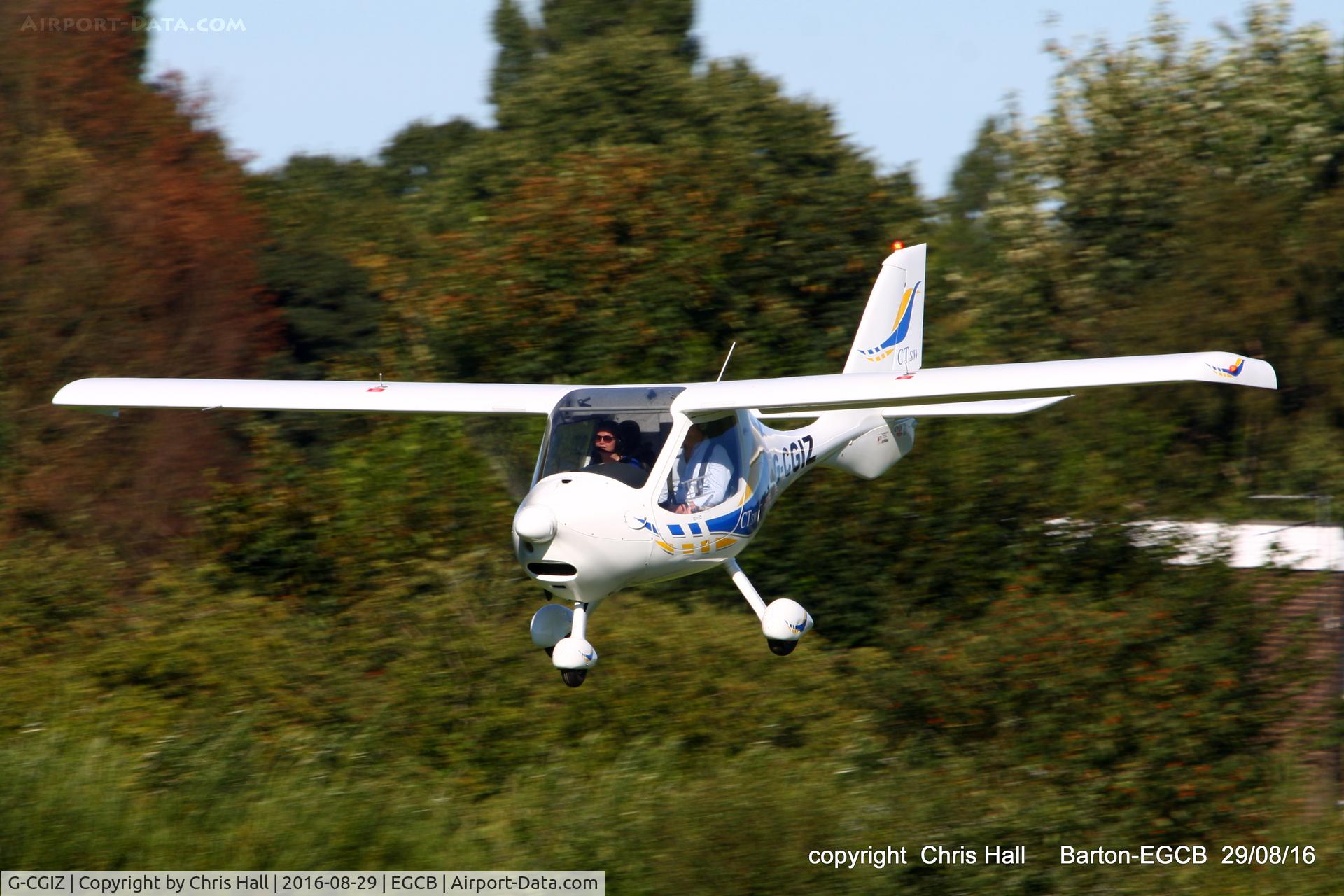 G-CGIZ, 2010 Flight Design CTSW C/N 8512, at Barton