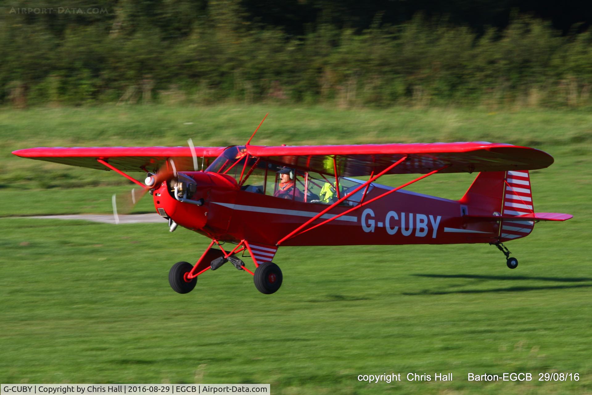 G-CUBY, 1945 Piper J3C-65 Cub Cub C/N 16317, at Barton