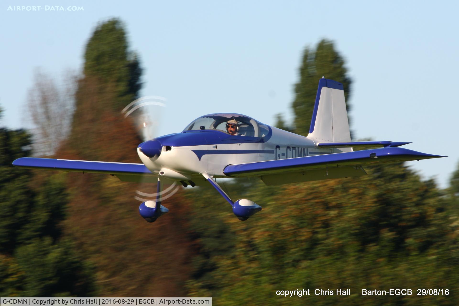 G-CDMN, 2007 Van's RV-9 C/N PFA 320-14108, at Barton
