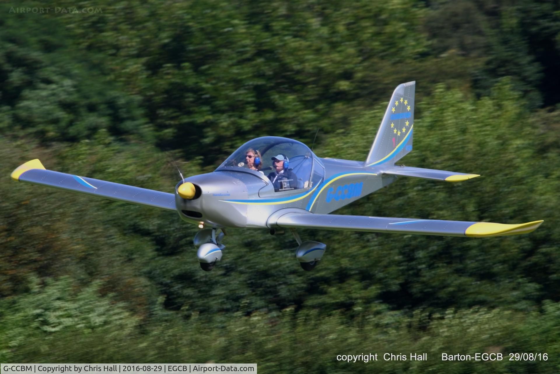G-CCBM, 2003 Aerotechnik EV-97 Eurostar C/N PFA 315-14023, at Barton