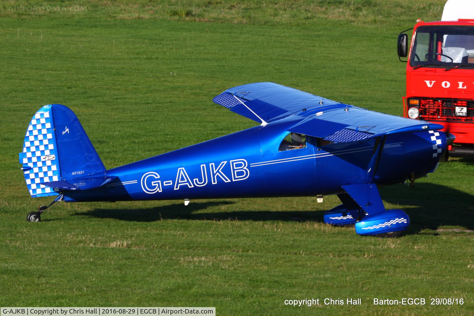 G-AJKB, 1946 Luscombe 8E Silvaire C/N 3058, at Barton