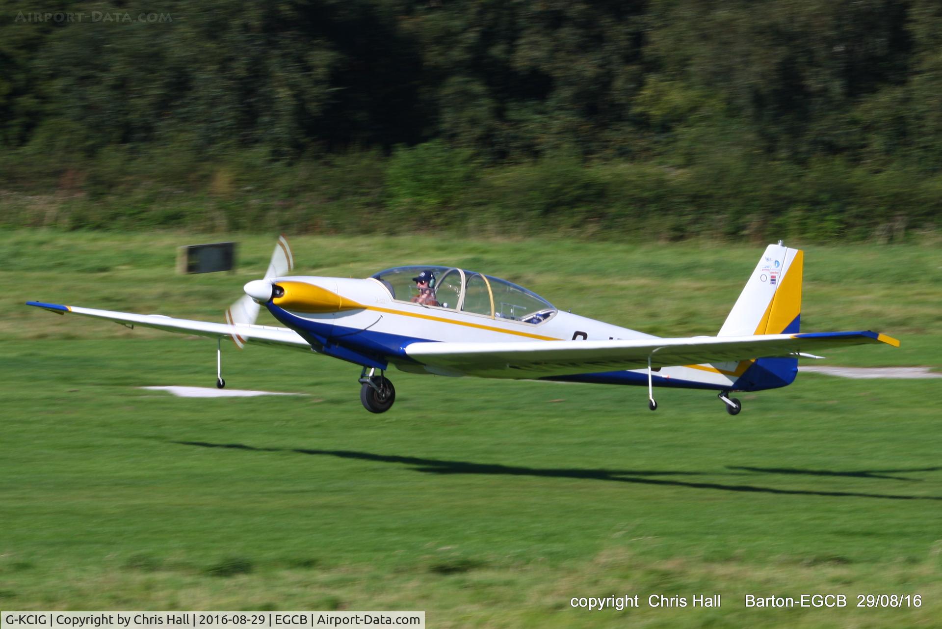G-KCIG, 1972 Sportavia-Putzer RF-5B Sperber C/N 51005, at Barton
